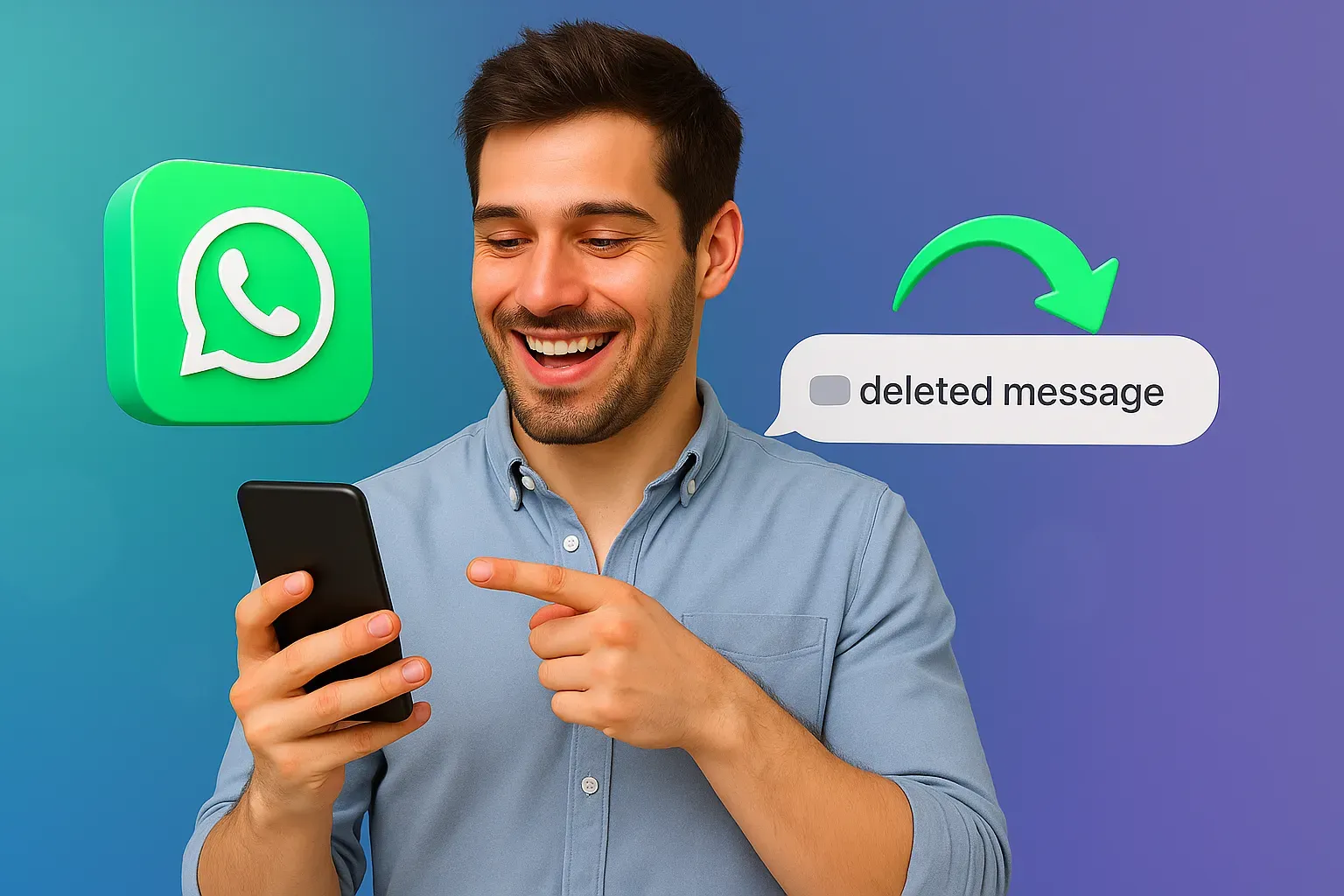 Cómo recuperar mensajes borrados en WhatsApp